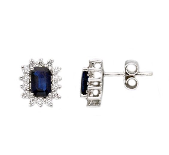 Boucles d'oreilles Babila Milano Femme in Or blanc Zaffiro blu 1.40 Ct 166905 - 166905